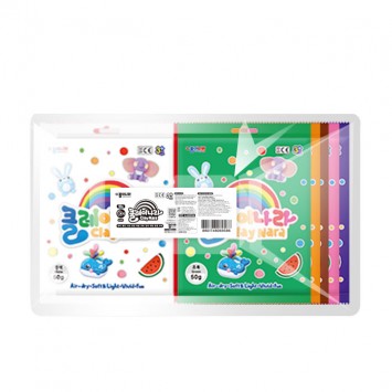 50g 클레이나라(실링백) 10색 세트