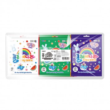 50g 클레이나라(실링백) 15색 세트